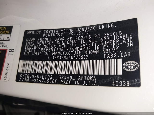 Toyota Avalon 3.5L V-6 DOHC, VVT, 268HP Front Wheel Drive - автомобили, коли, обяви за нови и употребявани 8