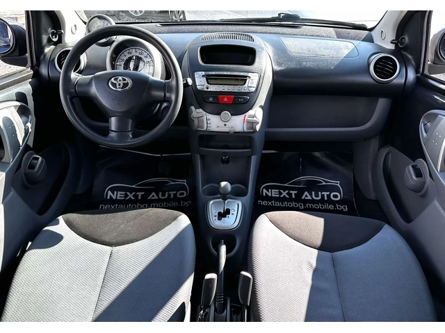 Toyota Aygo 1.0i-VVT 68HP 148 000KM AUTOMAT - автомобили, коли, обяви за нови и употребявани 8