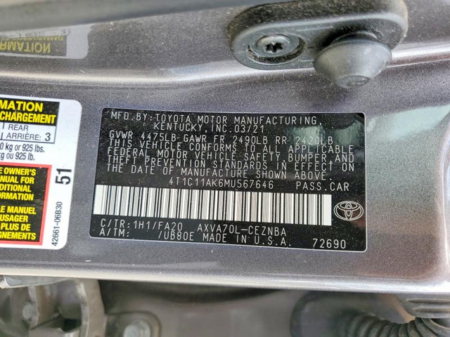 Toyota Camry 2.5L 4 FRONT WHEEL DRIVE - автомобили, коли, обяви за нови и употребявани 13