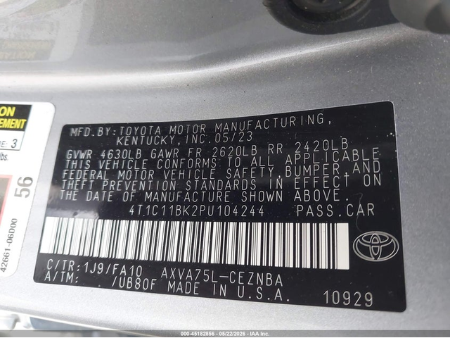 Toyota Camry 2.5L I-4 DI, DOHC, VVT, 202HP All Wheel Drive - автомобили, коли, обяви за нови и употребявани 8