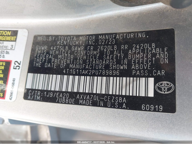 Toyota Camry 2.5L I-4 DI, DOHC, VVT, 203HP Front Wheel Drive - автомобили, коли, обяви за нови и употребявани 8