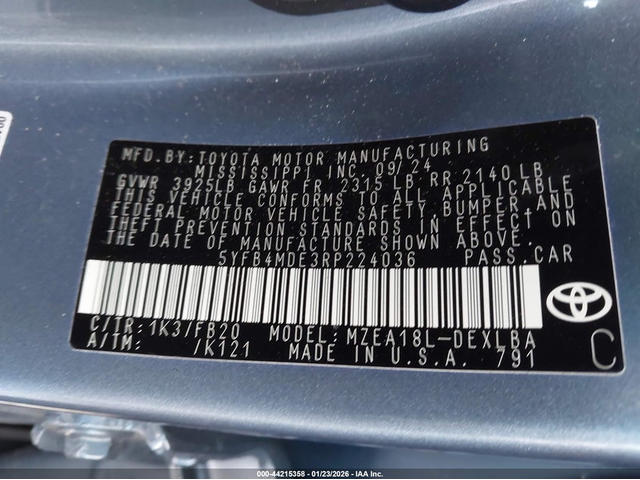 Toyota Corolla 2.0L I-4 DI, DOHC, VVT, 169HP Front Wheel Drive - автомобили, коли, обяви за нови и употребявани 8