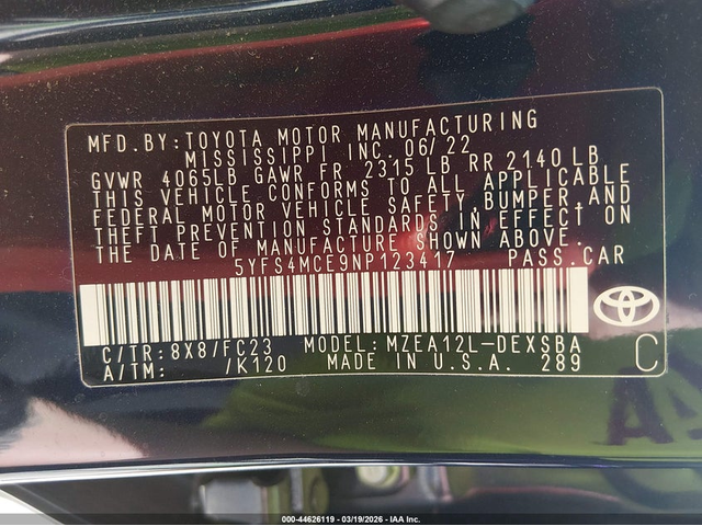 Toyota Corolla 2.0L I-4 DI, DOHC, VVT, 169HP Front Wheel Drive - автомобили, коли, обяви за нови и употребявани 8