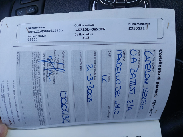 Toyota Corolla verso 1, 6i 110ps Italy - автомобили, коли, обяви за нови и употребявани 11