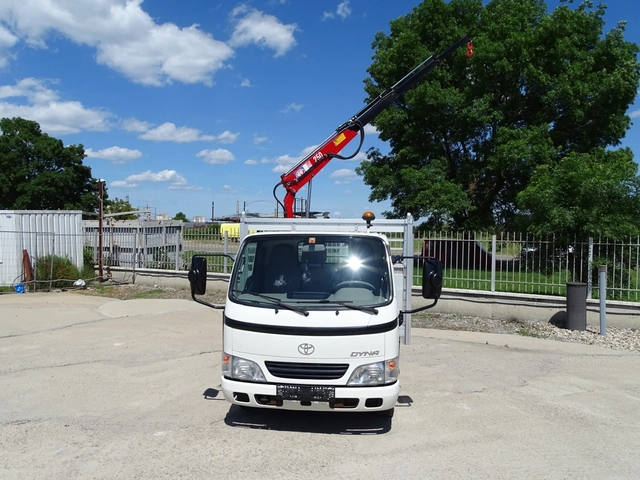 Toyota DYNA БОРДОВИ С КРАН 1670 kg - автомобили, коли, обяви за нови и употребявани 3
