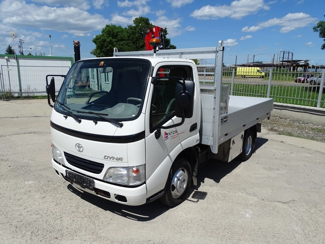 Toyota DYNA БОРДОВИ С КРАН 1670 kg - автомобили, коли, обяви за нови и употребявани 8