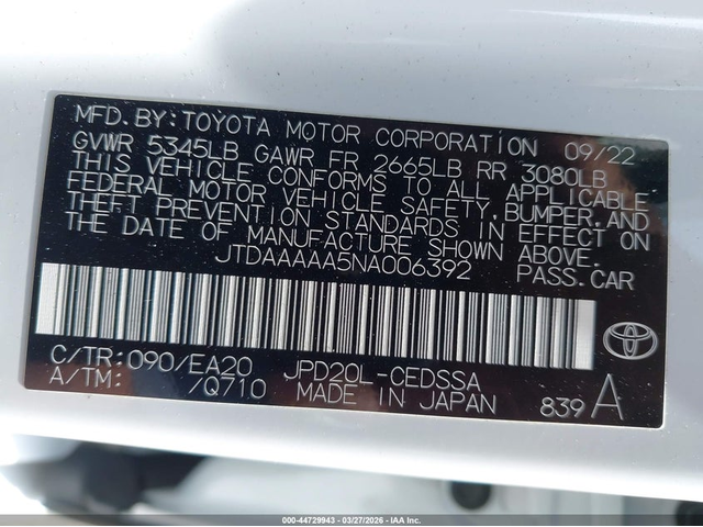 Toyota Mirai ELECTRIC Rear Wheel Drive - автомобили, коли, обяви за нови и употребявани 8