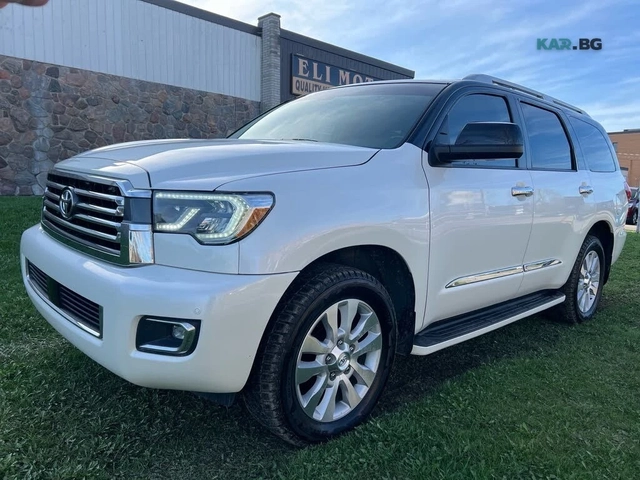 Toyota Sequoia PLATINUM* 4WD* DISTRONIC* М.ТОЧКА* КАМЕРА* ПОДГРЕВ - автомобили, коли, обяви за нови и употребявани 1