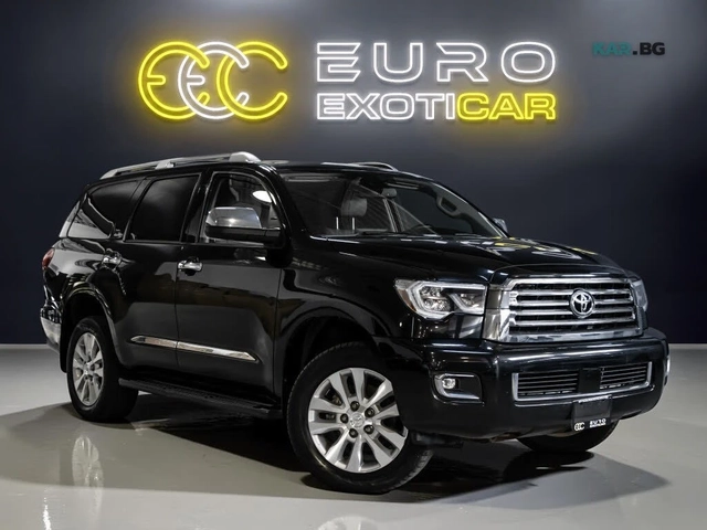 Toyota Sequoia PLATINUM* 4WD* JBL* PANO* ПОДГРЕВ* ОБДУХВАНЕ* TV* - автомобили, коли, обяви за нови и употребявани 0