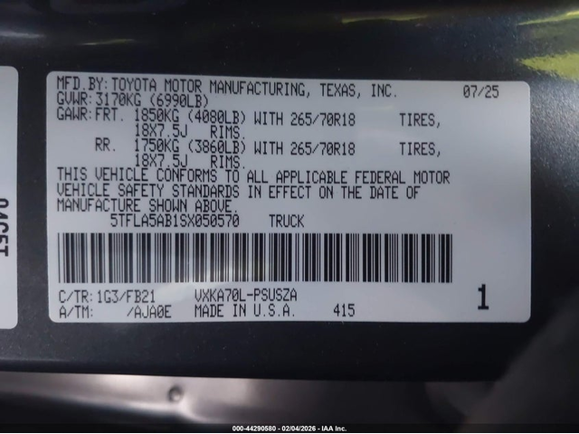 Toyota Tundra 3.4L V-6 DI, DOHC, VVT, TURBO, 389HP 4X2 Drive - автомобили, коли, обяви за нови и употребявани 8