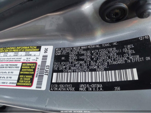 Toyota Tundra 4.6L V-8 DOHC, VVT, 310HP 4X2 Drive - автомобили, коли, обяви за нови и употребявани 8