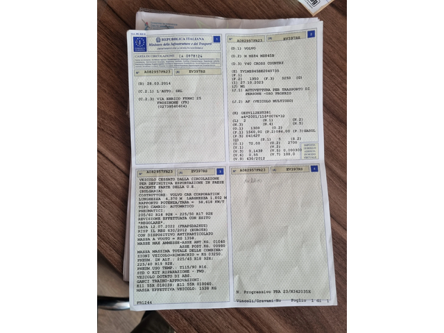 Volvo V40 Cross Country 1.6 D 114k.c UNIKAT ITALIA EURO 5B - автомобили, коли, обяви за нови и употребявани 16