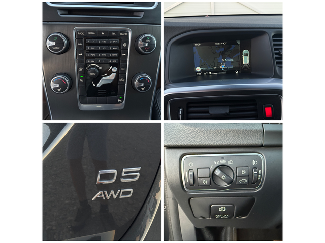 Volvo V60 D5 2.4D AWD/Автомат/Навигация/Собствен лизинг - автомобили, коли, обяви за нови и употребявани 14
