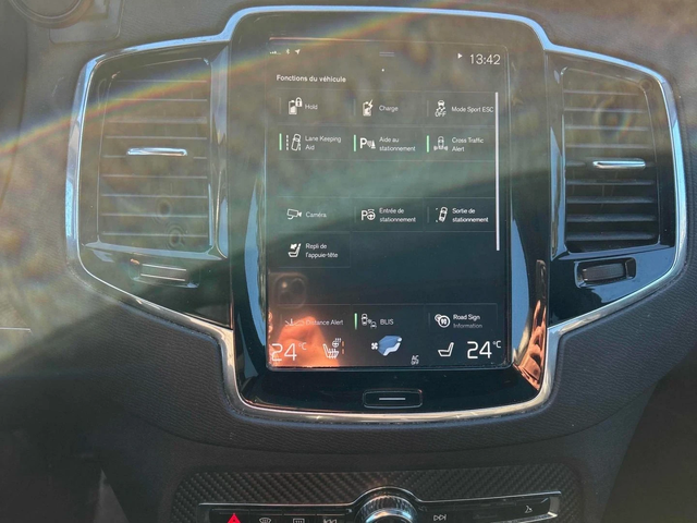 Volvo Xc90 R-design* Hybrid* 360View* Line Assist* Подгрев* П - автомобили, коли, обяви за нови и употребявани 9