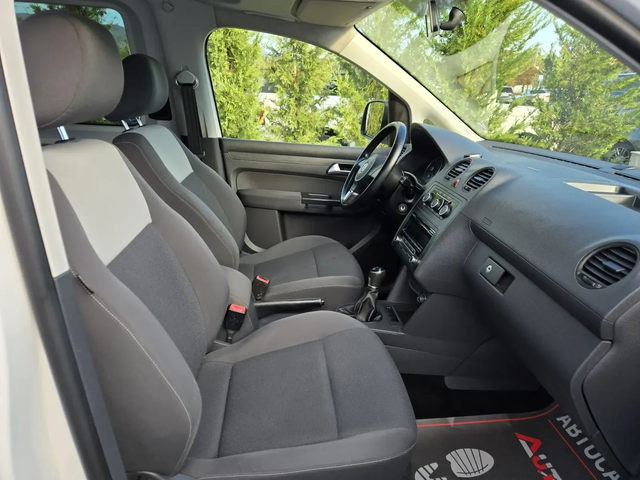 VW Caddy 1.6TDI-102кс= КЛИМАТИК= ПЪТНИЧЕСКИ - автомобили, коли, обяви за нови и употребявани 14