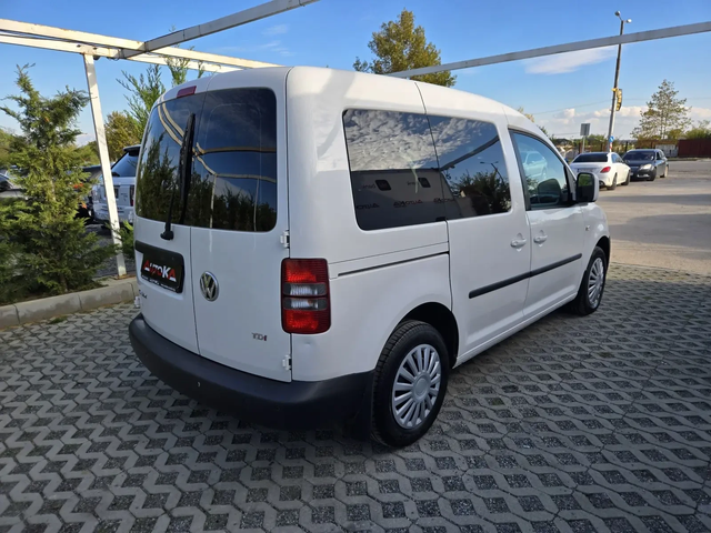 VW Caddy 1.6TDI-102кс= КЛИМАТИК= ПЪТНИЧЕСКИ - автомобили, коли, обяви за нови и употребявани 2