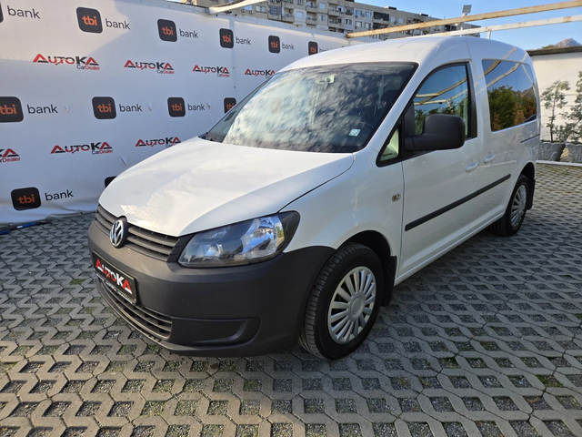 VW Caddy 1.6TDI-102кс= КЛИМАТИК= ПЪТНИЧЕСКИ - автомобили, коли, обяви за нови и употребявани 5