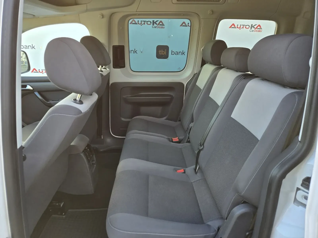 VW Caddy 1.6TDI-102кс= КЛИМАТИК= ПЪТНИЧЕСКИ - автомобили, коли, обяви за нови и употребявани 8