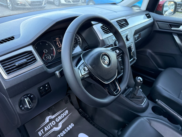 VW Caddy 2.0TDI 150HP 6+ 1МЕСТА FULL LED TECHNOLOGY - автомобили, коли, обяви за нови и употребявани 11