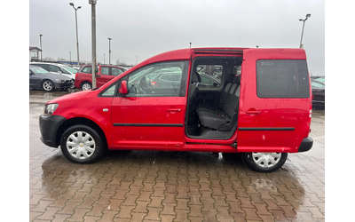 VW Caddy 1.6TDI 4+ 1 EURO 5 - автомобили, коли, обяви за нови и употребявани 10