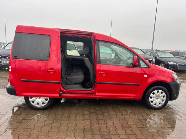 VW Caddy 1.6TDI 4+ 1 EURO 5 - автомобили, коли, обяви за нови и употребявани 5