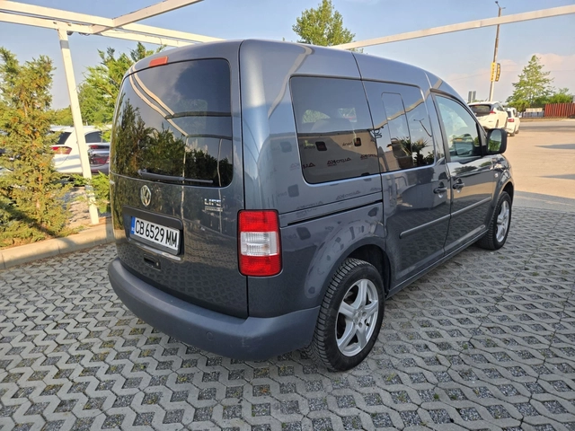 VW Caddy 2.0i-109кс= ФАБРИЧЕН МЕТАН= КЛИМАТРОНИК= ПЪТНИЧЕСК - автомобили, коли, обяви за нови и употребявани 2