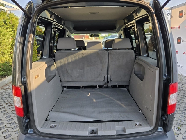 VW Caddy 2.0i-109кс= ФАБРИЧЕН МЕТАН= КЛИМАТРОНИК= ПЪТНИЧЕСК - автомобили, коли, обяви за нови и употребявани 9