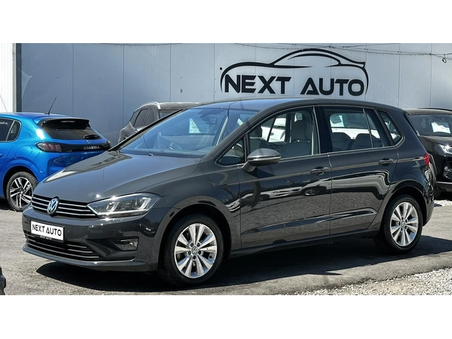 VW Golf SPORTSVAN 1.6TDI 110HP DSG LED EU6B - автомобили, коли, обяви за нови и употребявани 0