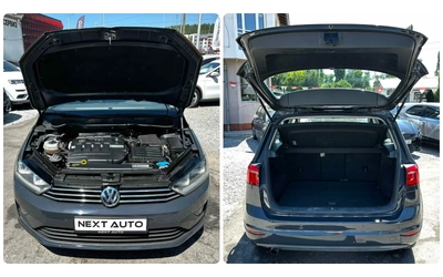 VW Golf SPORTSVAN 1.6TDI 110HP DSG LED EU6B - автомобили, коли, обяви за нови и употребявани 14