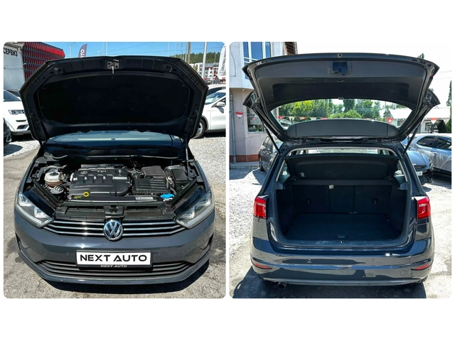 VW Golf SPORTSVAN 1.6TDI 110HP DSG LED EU6B - автомобили, коли, обяви за нови и употребявани 14