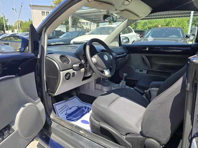 VW New beetle Cabrio - 1.9TDI - 100к.с. - автомобили, коли, обяви за нови и употребявани 9