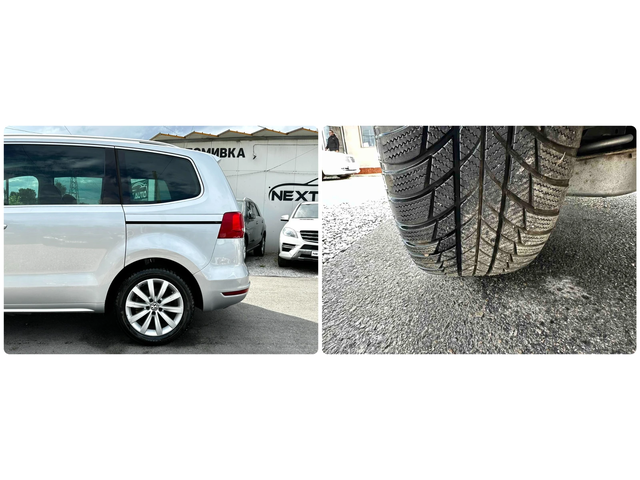 VW Sharan 2.0TDI 140HP 6+ 1 CAMERA NAVI EURO5B - автомобили, коли, обяви за нови и употребявани 16
