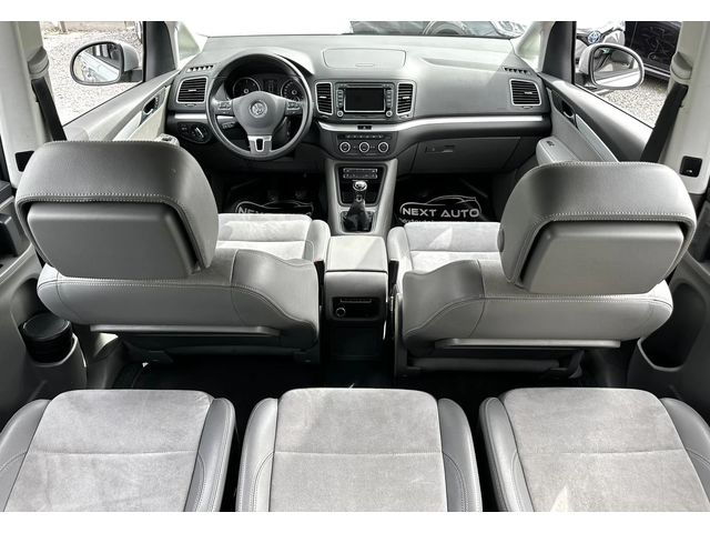 VW Sharan 2.0TDI 140HP 6+ 1 CAMERA NAVI EURO5B - автомобили, коли, обяви за нови и употребявани 9
