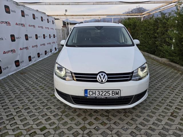 VW Sharan 2.0TDI-150кс= 7МЕСТА= АВТОМАТ= ДИСТРОНИК= LED - автомобили, коли, обяви за нови и употребявани 0