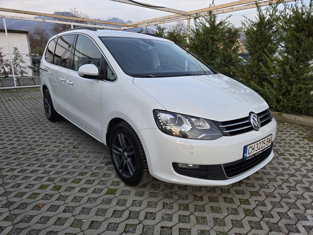 VW Sharan 2.0TDI-150кс= 7МЕСТА= АВТОМАТ= ДИСТРОНИК= LED - автомобили, коли, обяви за нови и употребявани 1