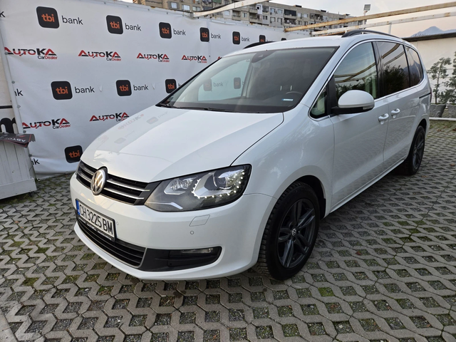 VW Sharan 2.0TDI-150кс= 7МЕСТА= АВТОМАТ= ДИСТРОНИК= LED - автомобили, коли, обяви за нови и употребявани 5