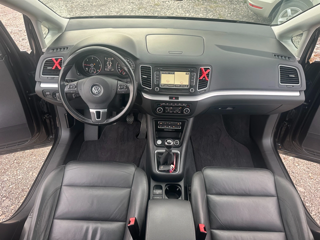 VW Sharan 2.0TDI 140kc 4x4 7mesten FULLL - автомобили, коли, обяви за нови и употребявани 9