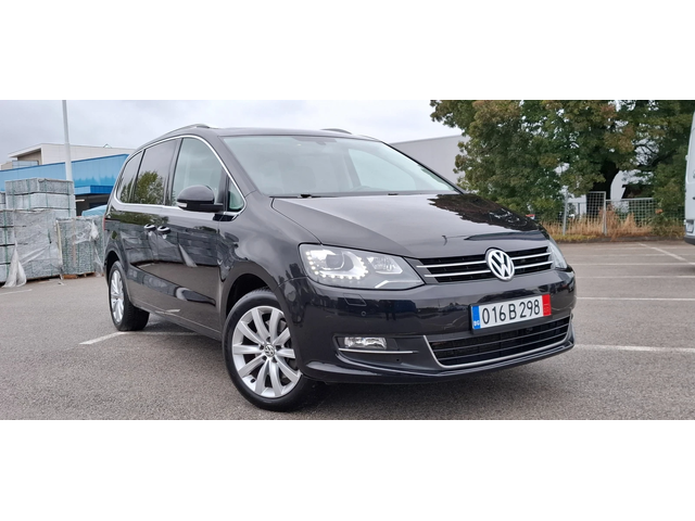 VW Sharan 2.0 High line  Панорама Алкантара Нави Ксенон - автомобили, коли, обяви за нови и употребявани 0
