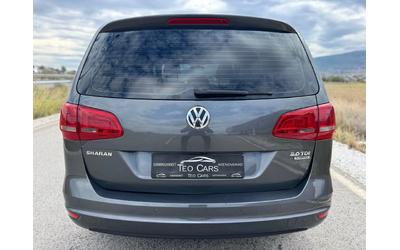 VW Sharan 2.0 TDI / LED / AVTOMAT / HIGHLINE / KOJA / NAVI - автомобили, коли, обяви за нови и употребявани 6