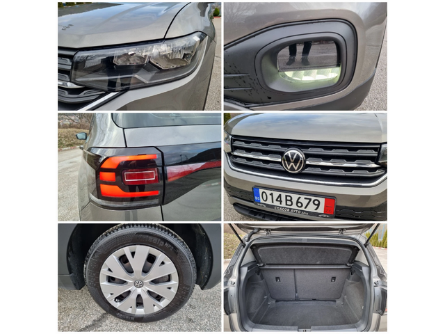 VW T-Cross 1.6 Tdi Distronik/Klima/2021g - автомобили, коли, обяви за нови и употребявани 16