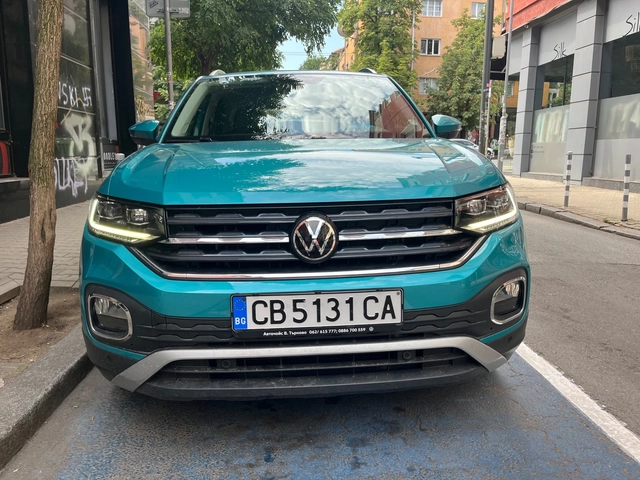 VW T-Cross Първи собственик ! 1.5 TFSI DSG 22600 км - автомобили, коли, обяви за нови и употребявани 1