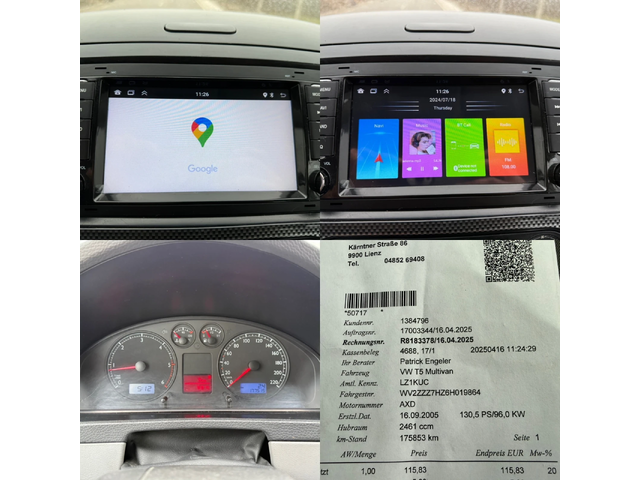 VW T5 MULTIVAN 2.5 TD / 4MOTION / 5+ 1 / NAVI / PECHKA - автомобили, коли, обяви за нови и употребявани 14