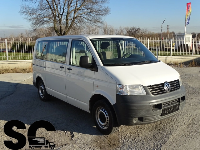 VW T5 9МЕСТА С  КЛИМАТИК - автомобили, коли, обяви за нови и употребявани 0
