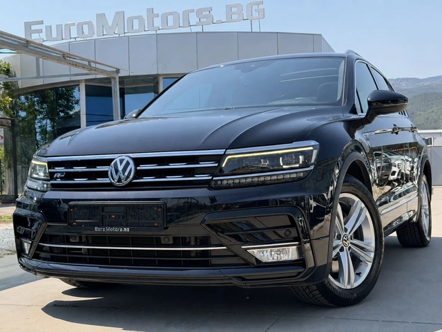 VW Tiguan 2.0TDI-190ps, 4-MOTION, R-LINE, LED, DISTR, PANORA - автомобили, коли, обяви за нови и употребявани 0