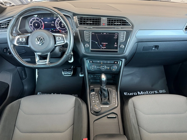 VW Tiguan 2.0TDI-190ps, 4-MOTION, R-LINE, LED, DISTR, PANORA - автомобили, коли, обяви за нови и употребявани 8