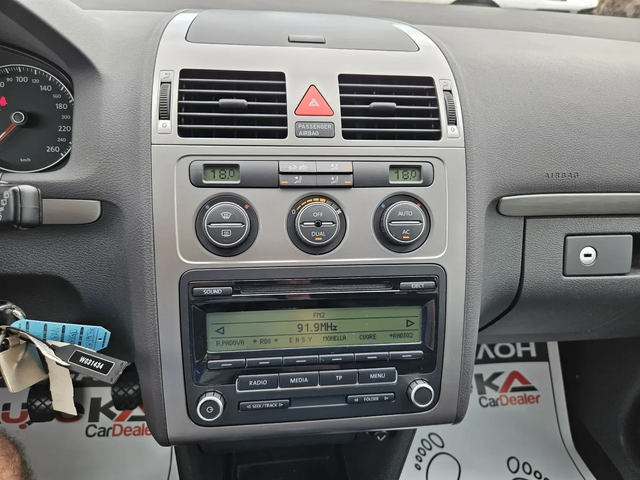 VW Touran 2.0i-109кс= ФАБРИЧЕН МЕТАН= FACELIFT= HIGHLINE - автомобили, коли, обяви за нови и употребявани 15