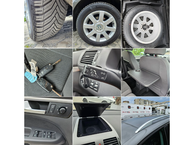 VW Touran 2.0i-109кс= ФАБРИЧЕН МЕТАН= FACELIFT= HIGHLINE - автомобили, коли, обяви за нови и употребявани 16