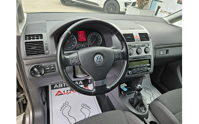 VW Touran 2.0i-109кс= ФАБРИЧЕН МЕТАН= FACELIFT= HIGHLINE - автомобили, коли, обяви за нови и употребявани 7