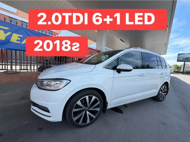 VW Touran 2.0TDI* 7места* Панорама* Масаж* - автомобили, коли, обяви за нови и употребявани 0