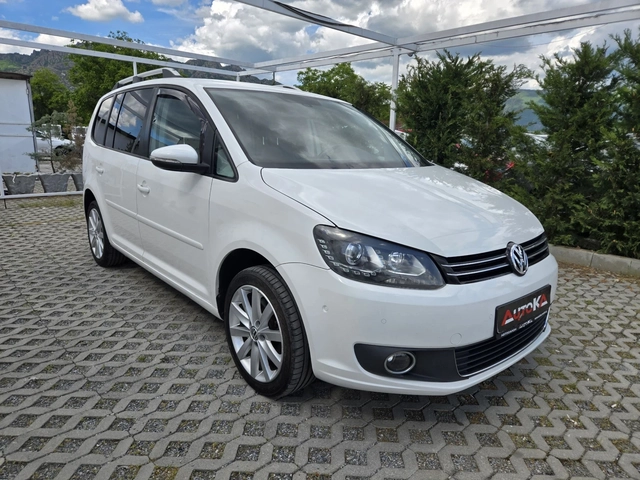 VW Touran 2.0TDI-140кс= 7МЕСТА= АВТОМАТ= LED= КАМЕРА= ОБСЛУЖ - автомобили, коли, обяви за нови и употребявани 1
